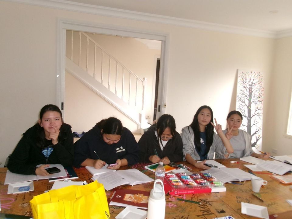 Junior Youth Group studying text